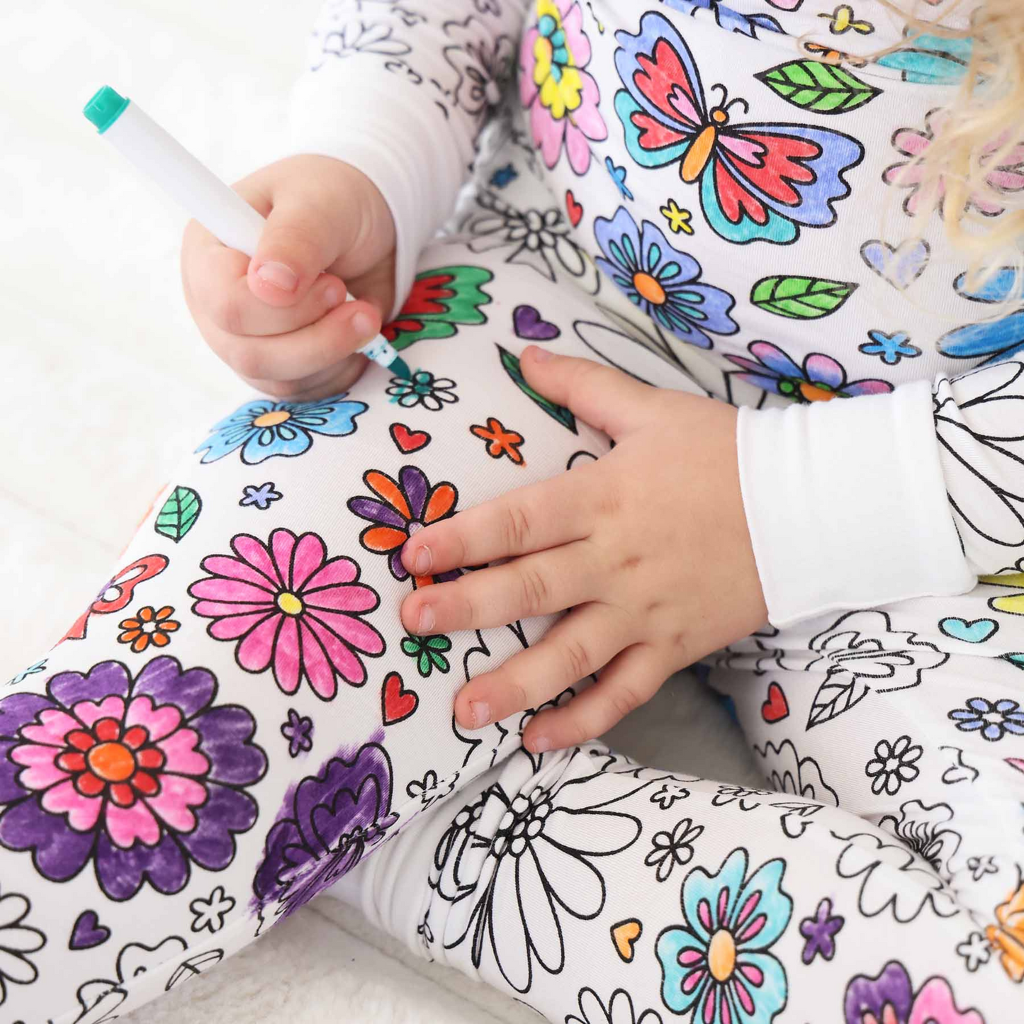 Doodle 2-Piece Coloring PJs